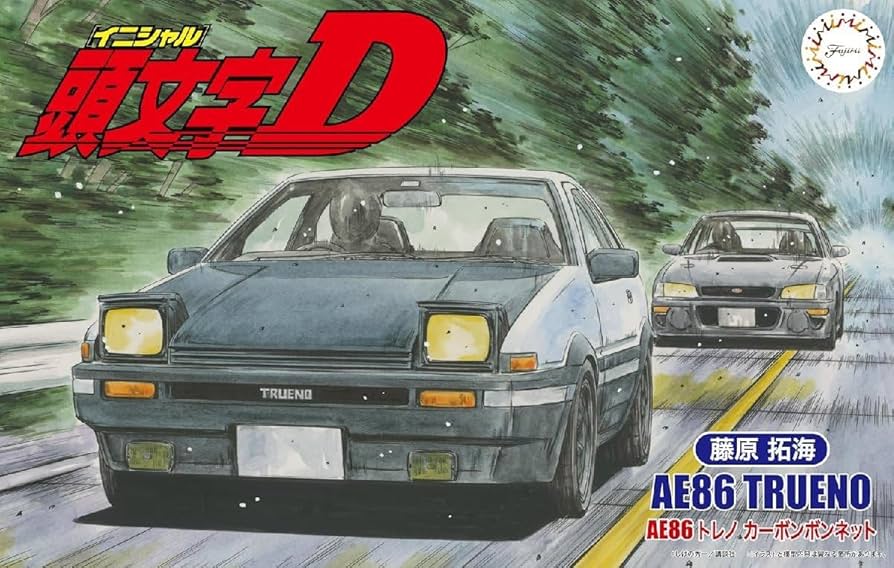 Amazon.co.jp: フジミ 1/24 頭文字DシリーズNo.19 トレノAE86